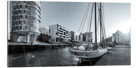 Tableau en plexi-alu Sailing ship in the traditional ship port of Hamburg