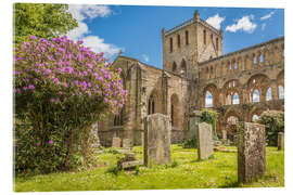 Acrylglasbild Ruine des  Klosters Jedburgh Abbey, Schottland