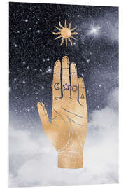 Bilde på skumplate Hand and sun