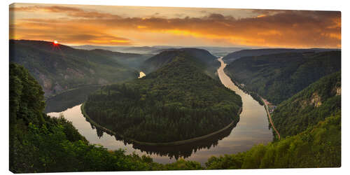 Canvastavla Saar loop at sunrise