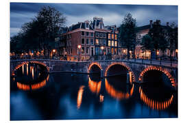 Foam board print Amsterdam Lights