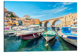 Aluminium print Vallon Des Auffes