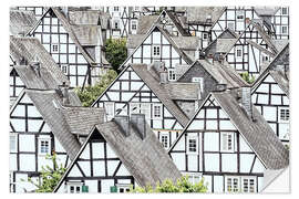 Wandsticker Schwesternhäuser