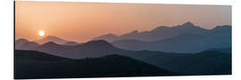 Cuadro de aluminio Sunset at Campo Imperatore