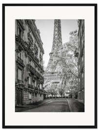 Gerahmter Kunstdruck Eiffelturm Paris - Jan Christopher Becke