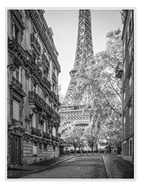 Poster  Eiffelturm Paris - Jan Christopher Becke