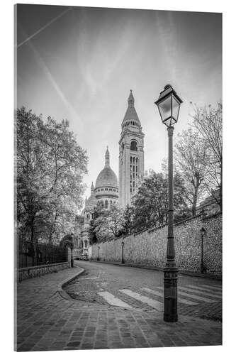 Cuadro de metacrilato Basilika Sacré Coeur in Montmartre in Paris