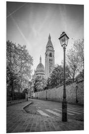 PVC-tavla Basilika Sacré Coeur in Montmartre in Paris