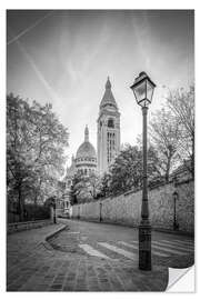 Wall sticker Basilika Sacré Coeur in Montmartre in Paris