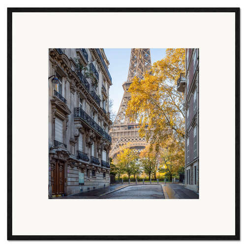 Kehystetty taidepainatus Eiffel Tower in autumn, Paris, France