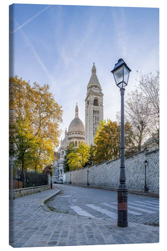 Tableau sur toile Sacré-Coeur de Montmartre Basilica in Autumn, Paris