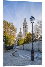 Magnettafel Basilika Sacré-Coeur de Montmartre im Herbst, Paris