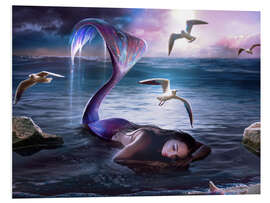 Obraz na PCV Purple Mermaid