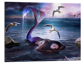 Gallery print Purple Mermaid