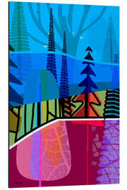 Magnettafel Waldlandschaft