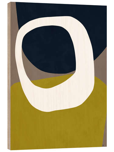 Tableau en bois Abstract Composition