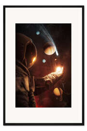 Gerahmter Kunstdruck Regulator