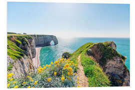 Foam board print Normandy Landscape