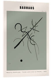 Akrylglastavla  Bauhaus - Point and Line to Surface, 1925 - Wassily Kandinsky