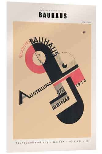 Acrylic print Bauhaus Exhibition Weimar, 1923