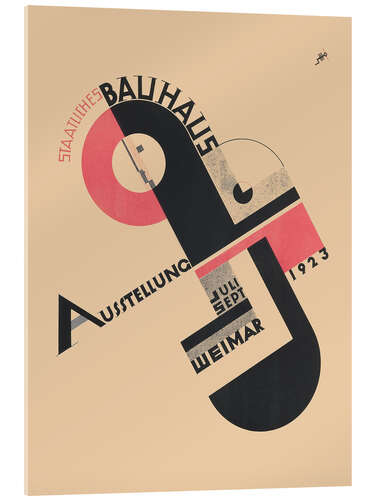 Acrylglasbild Bauhaus Ausstellung Weimar I, 1923