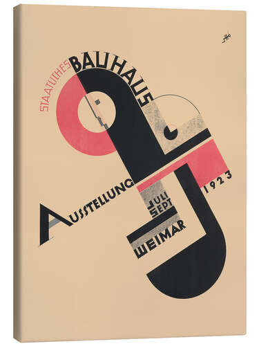 Canvas print Bauhaus Exhibition Weimar I, 1923