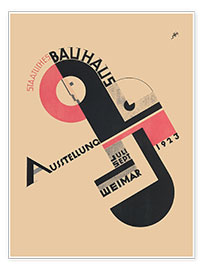 Poster Bauhaus Exhibition Weimar, 1923