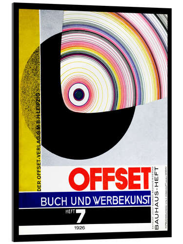 Akrylglastavla Cover Offset Buch und Werbekunst, 1926