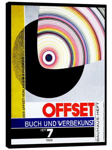 Canvastavla Cover Offset Buch und Werbekunst, 1926