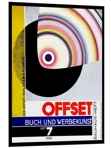 Foam board print Cover Offset Buch und Werbekunst, 1926