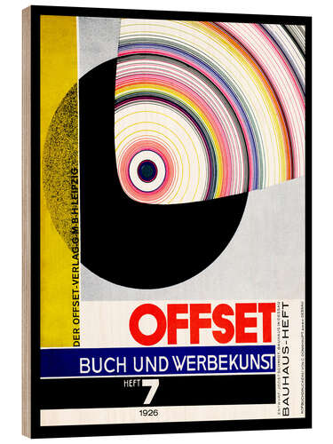 Wood print Cover Offset Buch und Werbekunst, 1926