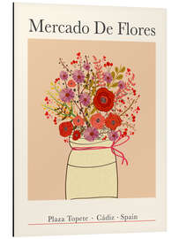 Magnettafel Mercado De Flores (Blumenmarkt), Cádiz