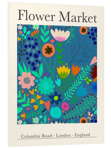 Foam board print Flower Market London