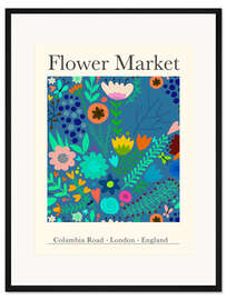 Gerahmter Kunstdruck Flower Market London