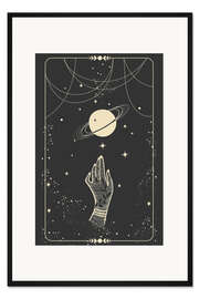 Gerahmter Kunstdruck Tarot Card