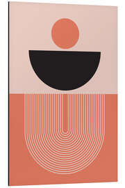 Magnettafel Rainbow Sunrise blush