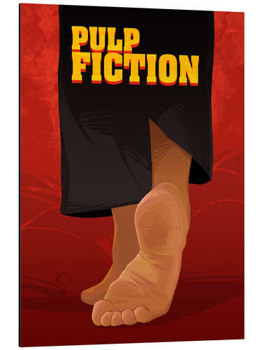 Aluminiumsbilde Pulp Fiction, Mia Feet