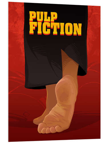 PVC-taulu Pulp Fiction, Mia Feet