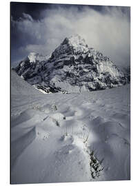 Print på aluminium Swiss mountains over Grindelwald