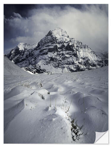 Muursticker Swiss mountains over Grindelwald