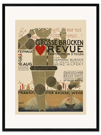 Gerahmter Kunstdruck Große Brücken Revue, 1926 - Oskar Schlemmer