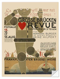 Autocolante decorativo Große Brücken Revue, 1926 (alemão)