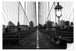 Sticker mural Brooklyn Bridge New York