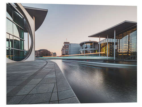 PVC-taulu Berlin-Paul Löbe House and the German Reichstag building