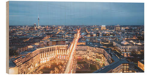 Stampa su legno View from Potsdamer Platz
