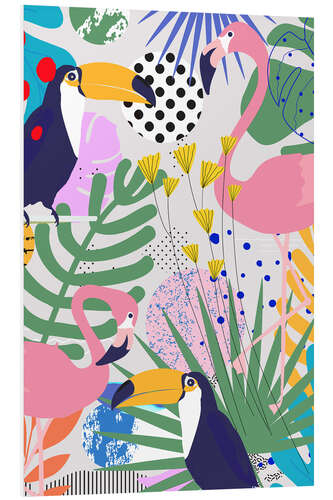 Foam board print Tropical Spring