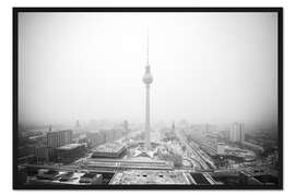 Gerahmter Kunstdruck Fernsehturm Berlin