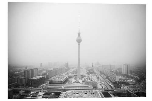 Foam board print TV tower Berlin