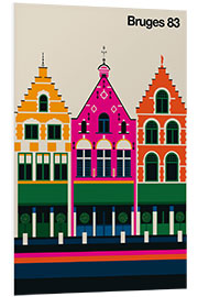 Foam board print Bruges 83