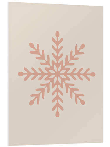 Foam board print Snowflake